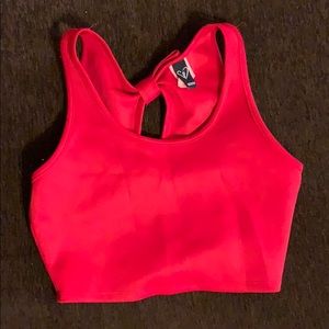 Red Crop Top